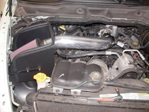 Dodge Ram Performance Air Intake - K&N Engineering - High Flow Performance - `03-`08